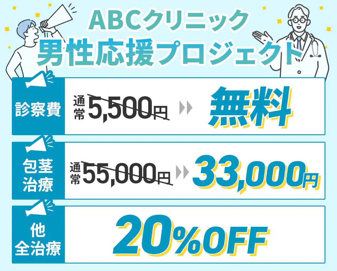 ABCクリニックの男性応援プロジェクト