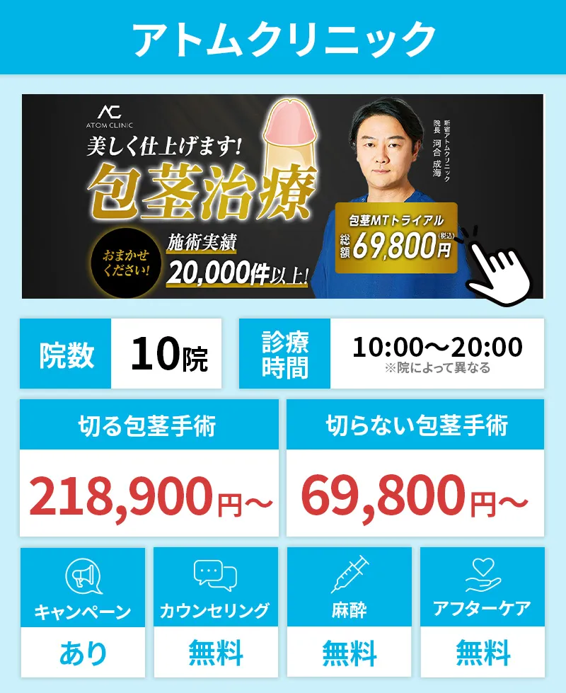 アトムクリニックまとめ