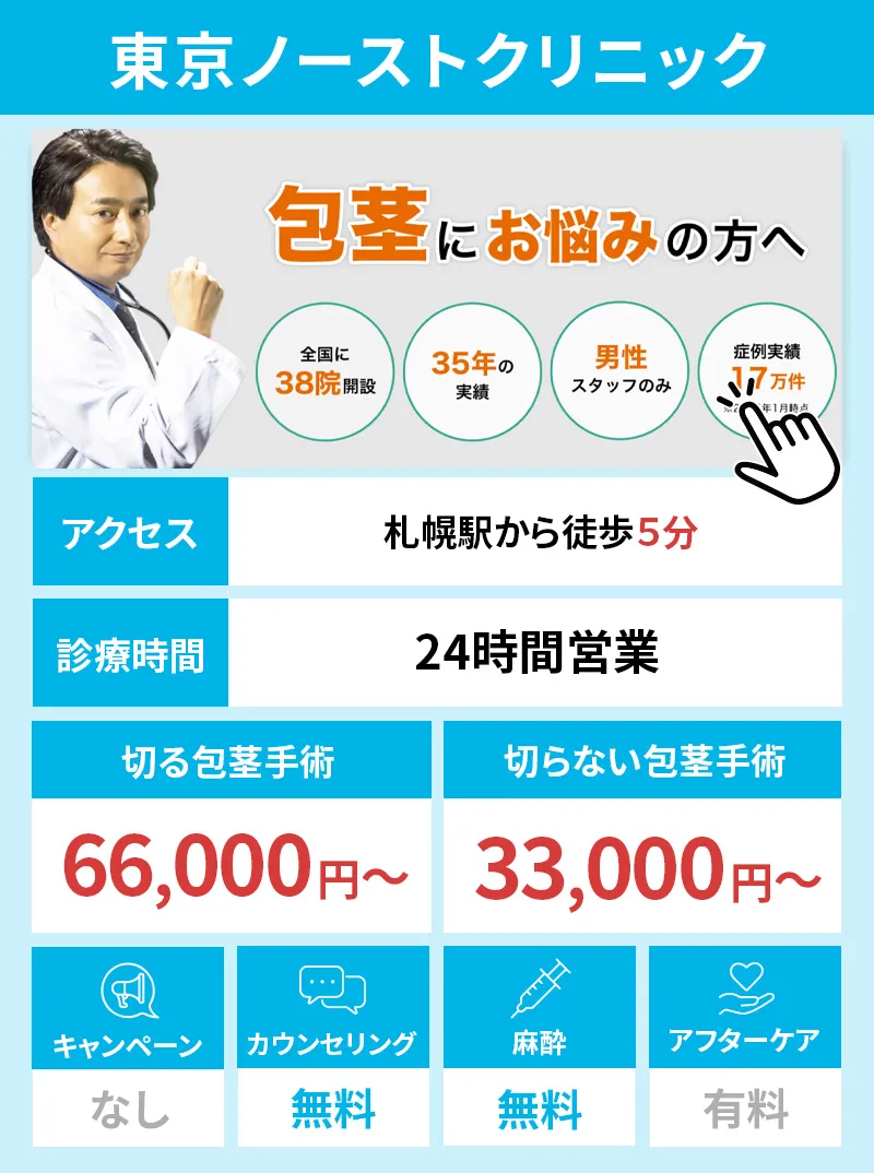 東京ノーストクリニック 札幌院