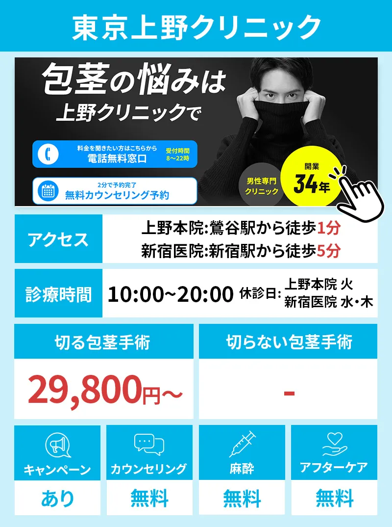 東京上野クリニック上野院・新宿院